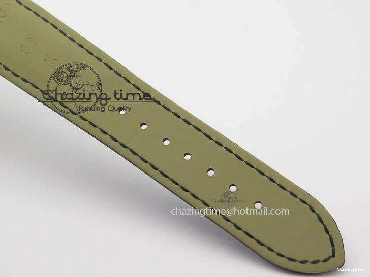 0420 Flexible De Ville MK 1:1 Best Edition SS White Dial On Black Leather Asian Seagull T1701 (Sec@6) 8244